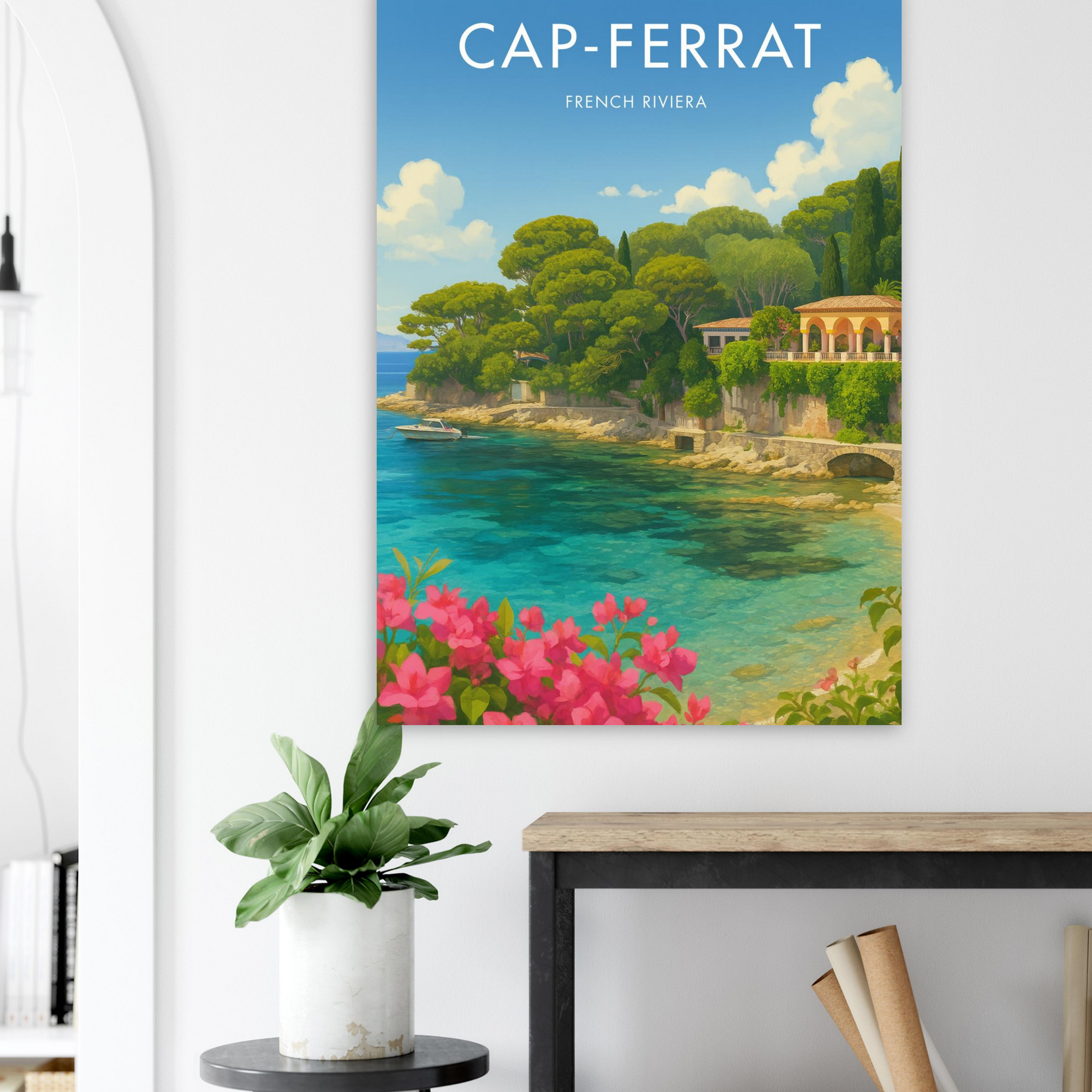 Cap Ferrat Vintage Poster