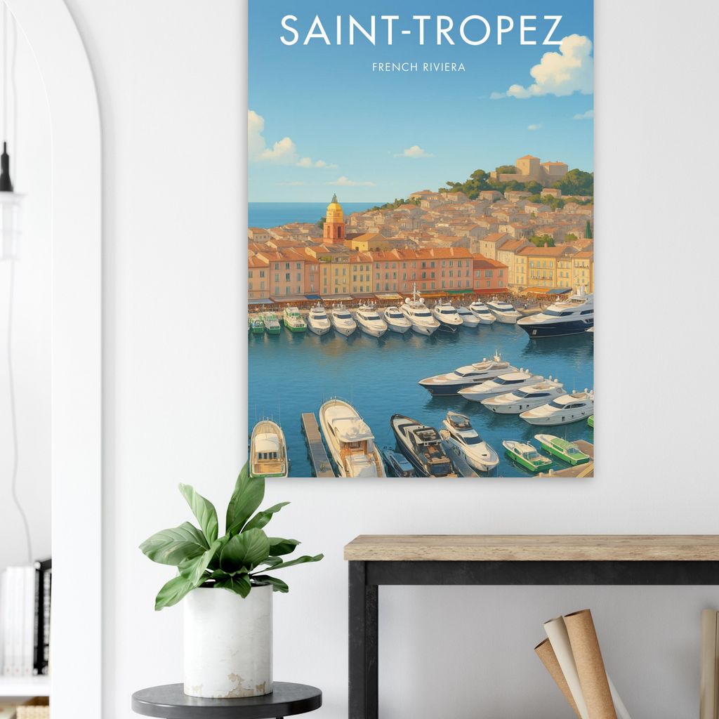 Saint Tropez Vintage Poster