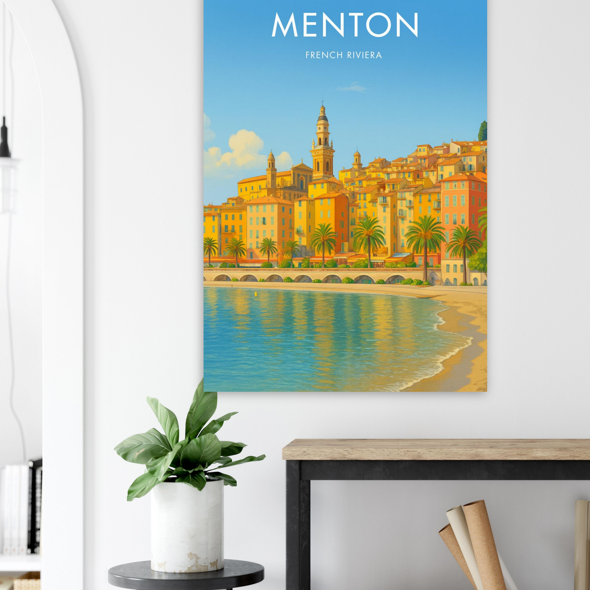 Menton Vintage Poster